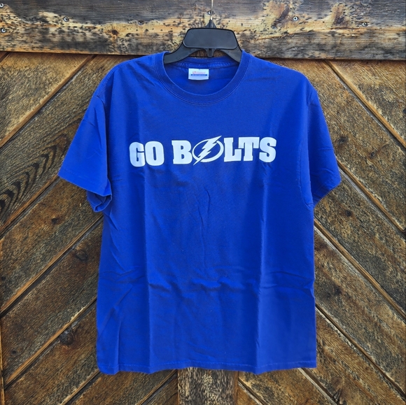 NHL Tampa Bay Lightning Bolts Team Spirit Tshirt - Picture 1 of 3